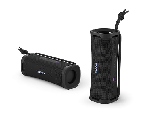 Sony ULT Field 1 Wireless Bluetooth Portable Waterproof Speaker, Black | 12 Hr Battery, IP67 Rated Waterproof, Dustproof, Shockproof Rustproof, Detachable Strap, Hands-free Calling, Enhanced Bass - color: Black, style: ULT Field 1