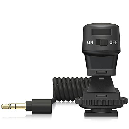 Behringer GO CAM Shotgun Microphone Wired Professional Camera Mic for Podcast Interviews Vlogs Live Streaming Audio Recorder, Black