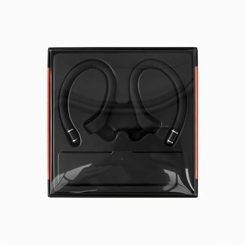 RunChao Anti-Slip EarHooks for Samsung Galaxy Buds 3/3 Pro/Galaxy Buds 3 FE Ear Hooks, Soft Anti-Loss Sports Earbuds Case Cover (Black)
