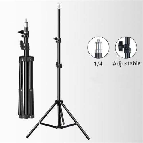 Adjustable Tripod Microphone Stand 150Cm, Foldable Aluminum Alloy Light Stand With 1/4 In Screw For Ring Light Photography(55cm) - size: 55cm
