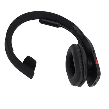 Goshyda Trucker Bluetooth Headset AI Noise Canceling Mic Mute Key Single Ear Wireless Headphones for Truck Driver Video Conference