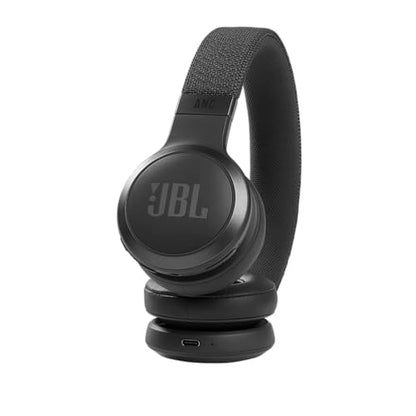 JBL Live 460NC - On-Ear Nc Headphones - Black | JBL Signature Sound, Keep the noise out, or in You choose, Get help just by using your voice - color: Black