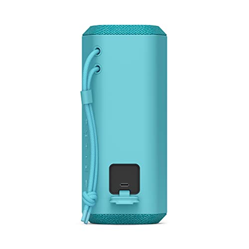 Sony SRS-XE200 X-Series Wireless Ultra Portable-Bluetooth-Speaker, IP67 Waterproof, Dustproof and Shockproof with 16 Hour Battery and Easy to Carry Strap, Blue - color: Blue