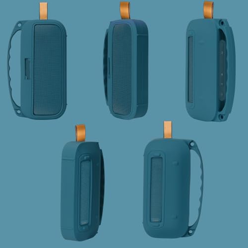 Lebakort 2nd Gen Silicone Cover Compatible with Bose SoundLink Flex 2nd Gen/Bose SoundLink Flex Portable Speaker (Twilight Blue Cover) - color: Twilight Blue Cover