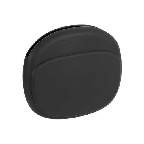 HARFINGTON Earbuds Cases, Wired Earphone Case Holder Organizer, Silicone Ear Buds Case Small for USB Cable, Earphones, Black - color: Black
