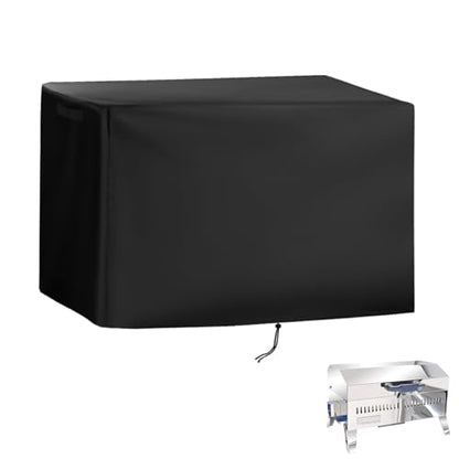 Grill Cover for Magma Boat Grill, Heavy-Duty 600D BBQ Cover for Magma Pontoon Boat Grill - size: 20"L x 11.8"D x 10"H