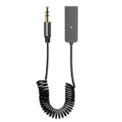 Aux Bluetooth Adapter 5.3 with Built-in Microphone Receiver ﻿ - size: T07