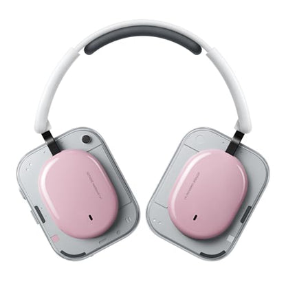 Nothing Headphone (a) 2026 New, Adaptive Active Noise Cancelling Headphones, Wireless Over Ear Bluetooth 5.4 ANC Headset with LDAC Hi-Res, 5 HD Mics Ultra Bass via APP, 135 Hours Playtime, Pink - color: Pink