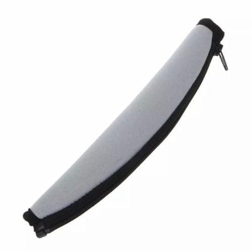Headphones Headband Cover for QC15 QC2 QC35 QC25 Headset Headband Cushion Pads Bumper Cover Zipper Replacement (Gray) - color: gray