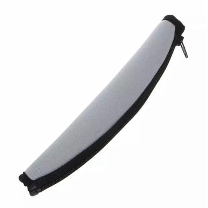 Headphones Headband Cover for QC15 QC2 QC35 QC25 Headset Headband Cushion Pads Bumper Cover Zipper Replacement (Gray) - color: gray