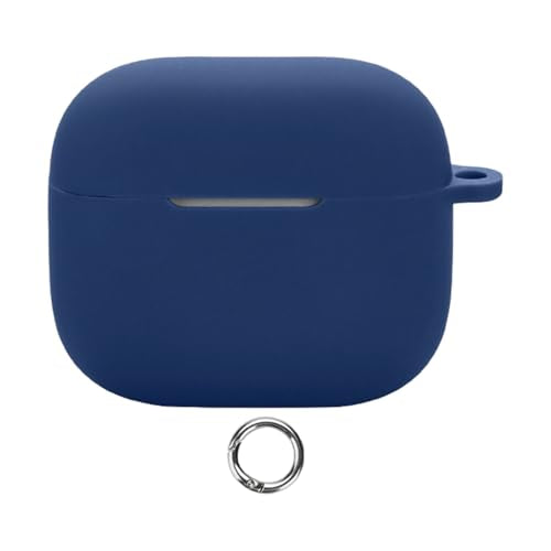 Ultra Thin Silicone Cover Shell Earphone Case Comfortable Touch for Scratch Protector Soft Touch - color: Dark Blue