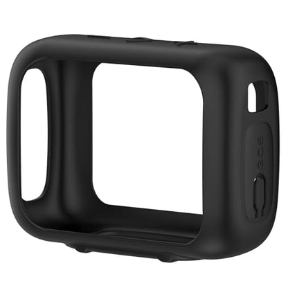 2Pack Silicone Case Compatible with JBL GO5 Bluetooth Speaker Shockproof Protective Cover, Soft Anti-Scratch Sleeve (Black/Blue) - color: Black/Blue
