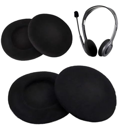 4 Pcs Foam Ear Cushions for Plantronics H251 H261 H351 H361 Series Headsets | Black,Headphones Most Standard Size Office Telephone H251 H251N H261 H261N H351 H351N H361 H361N Headset Disposable Covers