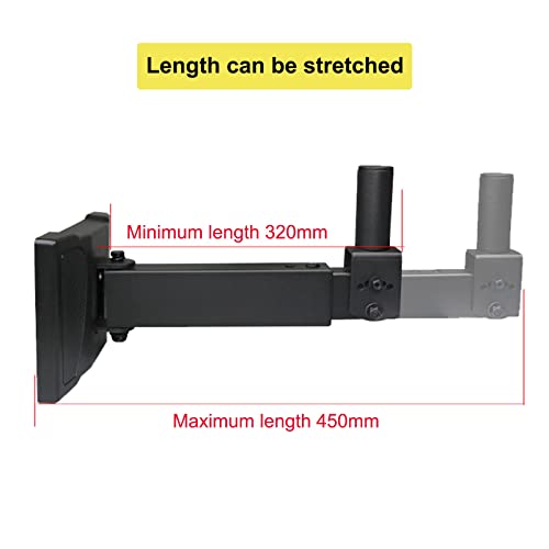 Heavy Duty Speaker Wall Mount, Swivel and Tilt, 2 Packs | Holds up to 100lbs,Speaker Wall Mount Bracket Design for Professional Audio, Screw Hidden ,HD-339, Black - style: HD-339
