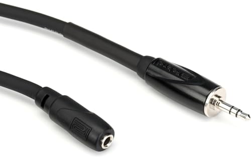 Roland Black Series Headphone Extension Cable, 3.5mm TRS Male to Female, 25-Feet, 1/8-Inch Connector (RHC-25-3535) - style: 3.5mm TRS Male to Female