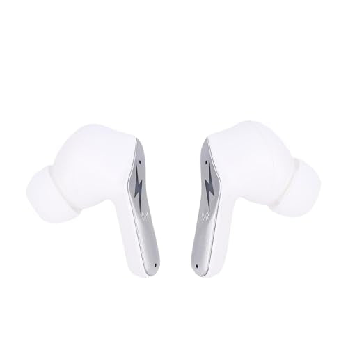 Low Latency Wireless Earbuds Dual Connection for Gaming Console Laptop Tablet IPX5 Water Proof Earphones (2.4GHz Adapter Included) (White) - color: White