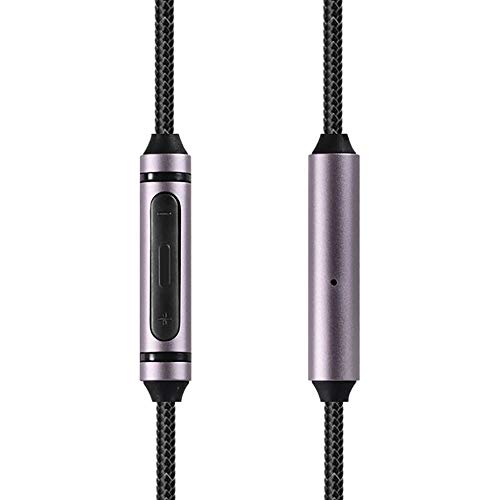 Replacement Audio Cable line 1.5m for Sennheiser Momentum 2 1.0 2.0 3.0 HD 4.40 BT HD4.50 HD4.30i hd 400s 3.5 to 2.5mm Headphones Cable Wire with Mic Control for iPhone iOS Android
