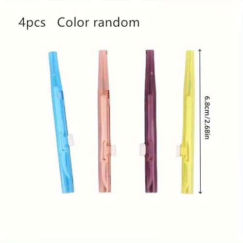 4-Piece Multifunctional Mini Cleaning Pen Set — Suitable for Bluetooth Earphones, Keyboards, and Various Electronic Devices; Crevice Dust Removal Tool