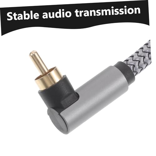 KOMBIUDA HiFi Digital Coaxial Audio Cable with Dual Shielded Cord and Connector High Fidelity Sound Transmission for Home Theater Sound Systems Tvs and Plug and Play Reliable Audio