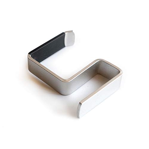 Office Computer Desk Aluminum Hook Clamp-On Desk Headphone Holder/Backpack Hook/Provides A Convenient Place to Hang Headset Or Bag (for 3CM Board)