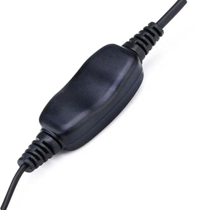 Retevis Surveillance Radio Earpiece, Coiled Cord, for H777/RT22/RT68/RT21 | Compatible with Pxton, Baofeng, Kenwood Walkie Talkie, Security, Police, Walkie Talkie Earpiece with Mic(10 Pack)