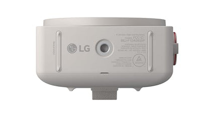 LG xboom Mini by will.i.am Portable Outdoor Bluetooth Speaker, up to 10 Hours, IP67 Dust and Water Resistant, Adjustable Hanging Strap, Warm Grey