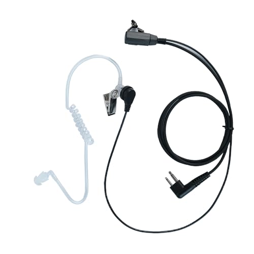 Acoustic Tube Earpiece Headset Compatible with MotorolaWalkie Talkie Radio | Compatible with Motorola CLS1410 CLS1110 BPR40 CP200 CP200D CP185 CP100 RDM2070D Two Way Radios