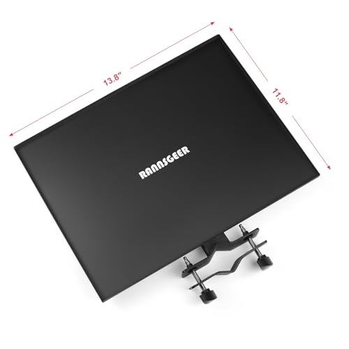 Heavy Duty Metal Tray, 11.8x15.8 | For Tripod Speaker Stand, For Mobile TV Stand - size: 11.8" x 15.8"