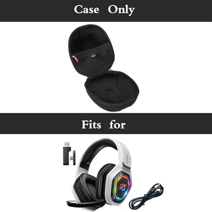 Hard Storage Case Fits for Ozeino 2.4GHz Wireless Gaming Headset for PC, Ps5, Ps4, with Mesh Pocket for Accessories, Case Only