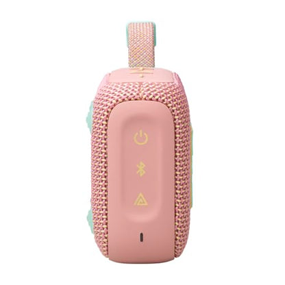 JBL Go 4 - Ultra-Portable Bluetooth Speaker - Pink | Ultra-portable JBL Pro Sound with punchier bass, Up to 7 hours of playtime plus 2 hours with Playtime Boost - color: Pink