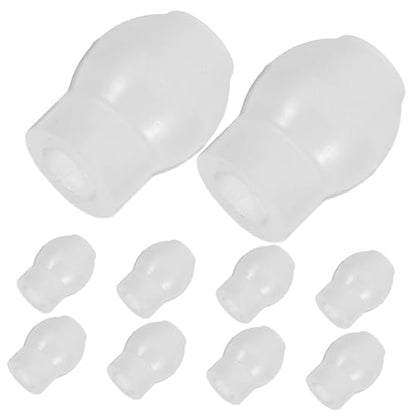 10PCS Universal Silicone Ear Tips Replacement for Soft Sealing Earpieces Comfortable Earbuds for Everyday Use