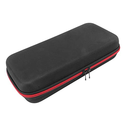 Wireless Microphone Case, Shockproof Drop Proof EVA Zipper Microphone Bag, Carrying Case with Sponge Filling Metal Zipper, Multi Layer Space, Ample Storage Capacity