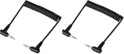 Movo MC1 3.5mm Audio Cable - Dual Male 3.5mm TRS Cable for Audio Mixers, Microphones, Cameras, Recorders, Car Speakers, and More (Pack of 2) - size: 6 feet (Pack of 2)