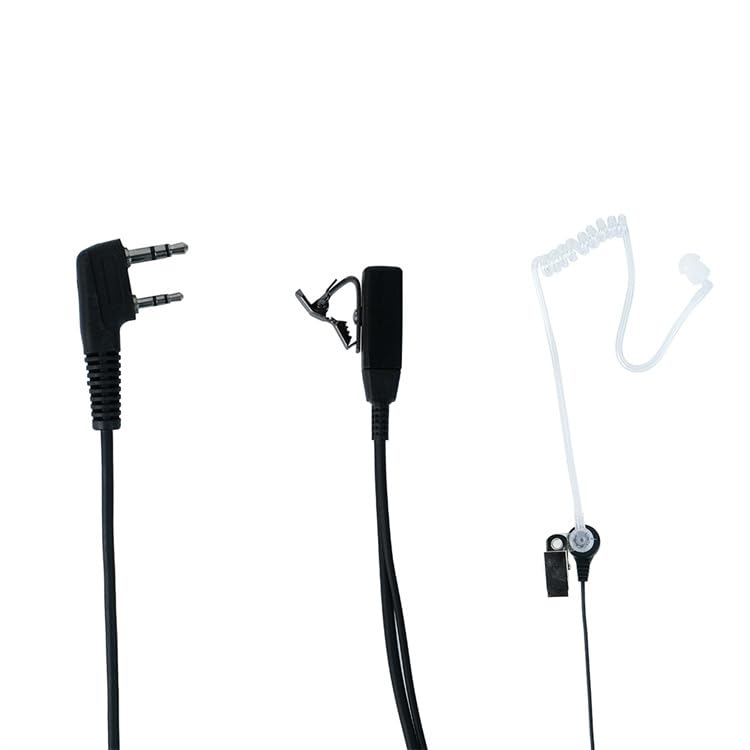 2Pin K Plug Earpiece for RT15 RT21 RT22 K1 NX1300 UV5R 2 Way Radio,4 PCS
