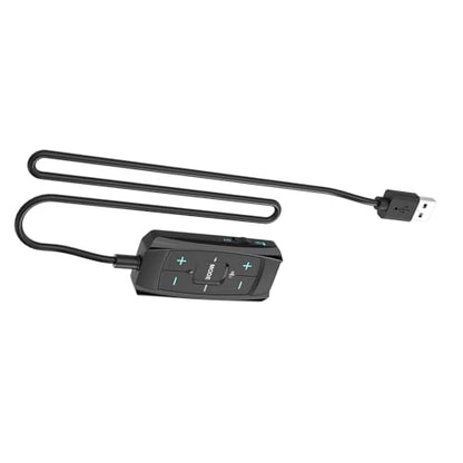USB External Sound Card 7.1 Surround Auditory Adapter with Sound Control for PC Gaming Headsets Long Cable No Driver Required