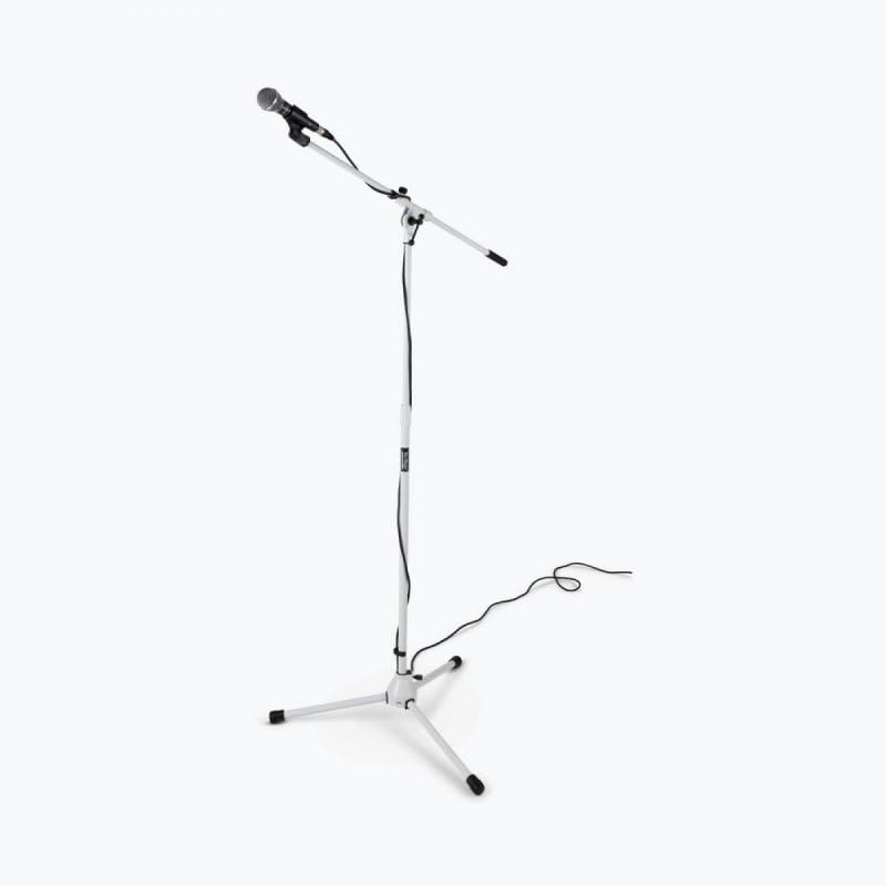 OnStage On-Stage MS7801W Telescoping Microphone Boom Stand, White