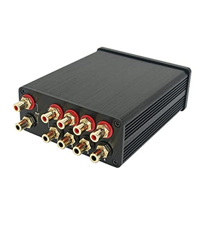 S1 4 Way RCA Audio Switch Stereo Switcher Selector Box | 4 IN 1 OUT you quickly sw between 4 audio sources in, avoiding frequent cable changes，Bi-Direction passive no need power - color: 4-WAY RCA Switch(4 IN 1 OUT)-Upgrade version