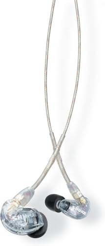 Shure SE215 PRO Wired Earbuds, Professional Sound Isolating Earphones with Clear Sound, Deep Bass, Secure in-Ear Fit, Carrying Case, Clear (Pack of 12) - size: One Size (Pack of 12)