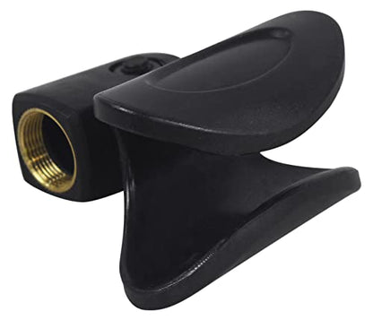 Rockville RVCLIP5 Universal Wireless Microphone Clip with Copper Threading | Fits 30-35mm Wireless Mics, Stand Mountable, Flexible Soft Plastic, 5/8" x 27 Copper Thread, Fits Shure/Audio-Technica