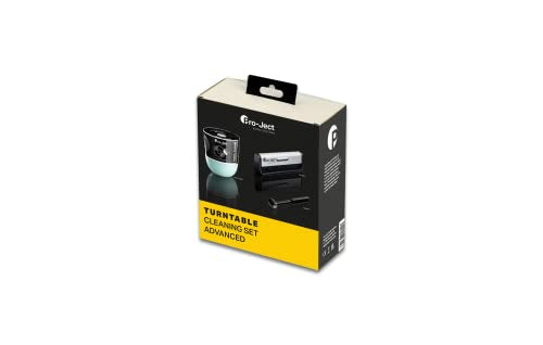Pro-Ject Cleaning Set Basic, Carbon Fibre Cleaning Brush for Record and Carbon Needle Brush