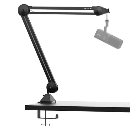 Microphone Boom Arm Stand, Heavy Duty Adjustable Mic Stand with Cable Ties, Desk Mount Arm Stand for Gaming Streaming Podcasting. - color: MI06 LARGE