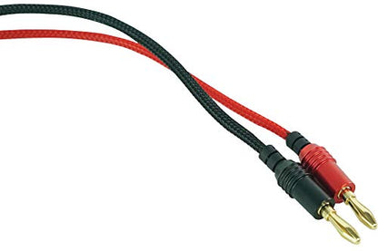 Rockville BN10 10' 14 AWG OFC Copper Banana to Banana Braided Speaker Cable | 100% OFC, Gold-Plated Connectors, Soft-Touch Jacket, Pro Audio, Home Theater / Live Performance, Corrosion-Resistant - style: 10 Foot
