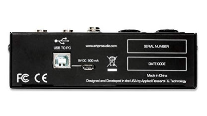 ART USBMix4 Four Channel Mixer/USB Audio Interface