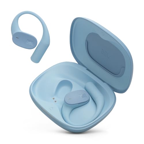 JBL Sense Lite Open Ear Earbuds, True Wireless, Ear Hook Fit - Blue | Water Resistant Sports And Workout Headphones, Up To 8 Hrs Playtime, Clear Calls With Noise Reduction - color: Blue