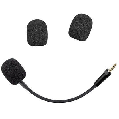 Replacement Game Mic Compatible with Razer Barracuda X Gaming Headsets, 3.5mm Detachable Noise Cancelling Gaming Boom Microphone with Foam