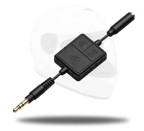 IASUS EAR3H-MK2 Helmet Audio Amplifier 12dB Volume Boost - 3.5mm Input and Output - Compatible with Most Helmet Comms Systems with Headphone Earbud Port