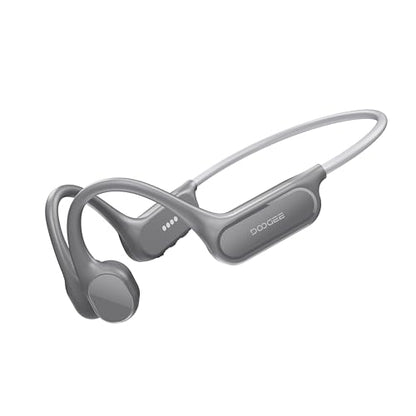 Bone Conduction Headphones IP68 Waterproof Swimming Headphones,10H Running Headphones Bluetooth 5.4 Open Earphones 32GB MP3 Dual Modes for Cycling,Underwater Swimming,Fitness (Gray) - color: LGRAY