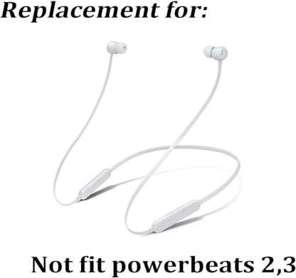 교체용 이어팁 실리콘 이어버드 팁 버드 이어 세트 액세서리, Beats Flex 무선 헤드폰용, 8쌍(스모크 그레이) - color: 스모크 그레이.