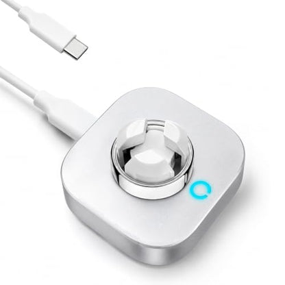Fast Charger Compatible with Ou-ra Ring Gen 5, Size 6-12 | Replacement Charging Dock for Size 6/7/8/9/10/11/12, Portable Travel Charger with USB-C Cable (Not for Ring Gen 3/4)