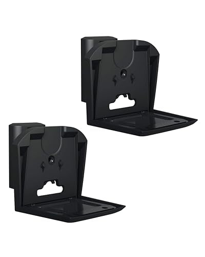 Adjustable Speaker Wall Mount Designed for The Sonos Era 300™ (Pair) - color: Black